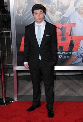 February 13, 2017 - Westwood, CA, United States - 13 February 2017 - Westwood, California - Austin Zajur. Fist Fight Los Angeles premiere held at Regency Village Theatre. Photo Credit: AdMedia Westwood United States - ZUMAa123 20170213_zaa_a123_182 Copyright: xBirdiexThompsonx
