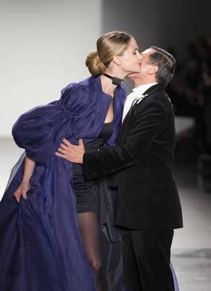 New York Fashion week Fall 2017 - Zang Toi Designer Zang Toi & model walk runway for Zang Toi collection during New York Fashion week Fall 2017 at Pier 59  LevxRadin