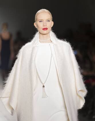 New York Fashion week Fall 2017 - Zang Toia Model walks runway for Zang Toi collection during New York Fashion week Fall 2017 at Pier 59  LevxRadin
