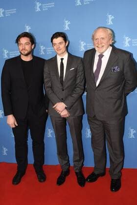 Ronald Zehrfeld, Sam Riley and James Cosmo attending the SS-GB premiere at the 67th Berlin International Film Festival Berlinale 2017 at Haus der Berliner Festspiele on February 14, 2017 in Berlin, Germany. Foto:xC.xNiehausx xFuturexImage