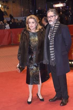 Catherine Deneuve and Martin Provost attending the Sage femme The Midwife premiere at the 67th Berlin International Film Festival Berlinale 2017 at Haus der Berliner Festspiele on February 14, 2017 in Berlin, Germany. Foto:xC.xNiehausx xFuturexImage