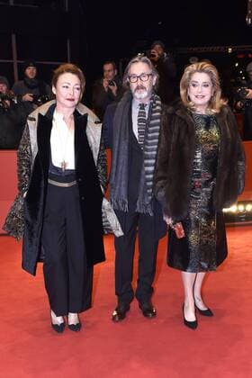 Catherine Frot, Martin Provost and Catherine Deneuve attending the Sage femme The Midwife premiere at the 67th Berlin International Film Festival Berlinale 2017 at Haus der Berliner Festspiele on February 14, 2017 in Berlin, Germany. Foto:xC.xNiehausx xFuturexImage