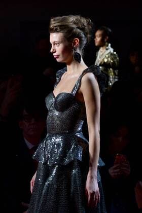 New York Fashion Week - Naeem Khan Modenschau Models walk on the runway at the Naeem Khan fashion show at New York Fashion Week: The Shows at Gallery 2 Skylight Clarkson Sq on February 14, 2017 in New York City.  NYP201702141060 ANDREAxHANKS