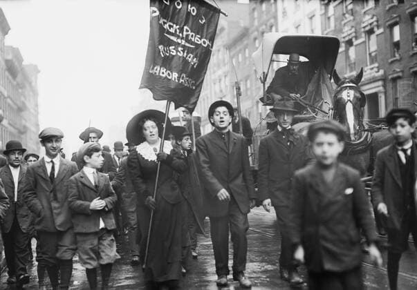 December 13, 2016 - Marchers of Russian Labor Assn, Labor Parade, New York City, New York, USA, Bain News Service, May 1, 1909 - ZUMAg145 20161213_zza_g145_013 Copyright: xJTxVintagex