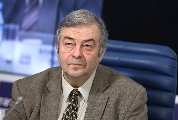 MOSCOW, RUSSIA - FEBRUARY 15, 2017: Alexander Tsygankov of Gnesin Academy of Music at a press conference held via a video conference link between Moscow, St Petersburg, Yekaterinburg, and Novosibirsk, to discuss the results of the 2016 leg of the 2nd All Russian Music Competition focused on wind instruments, percussion instruments, the organ and the harp, and the opening of the 2017 leg focused on folk instruments. The All Russian Music Competition consists of 4 legs. Anton Novoderezhkin TASS  TS041376