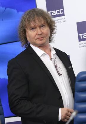 MOSCOW, RUSSIA - FEBRUARY 15, 2017: Cello player Alexander Kniazev at a press conference held via a video conference link between Moscow, St Petersburg, Yekaterinburg, and Novosibirsk, to discuss the results of the 2016 leg of the 2nd All Russian Music Competition focused on wind instruments, percussion instruments, the organ and the harp, and the opening of the 2017 leg focused on folk instruments. The All Russian Music Competition consists of 4 legs. Anton Novoderezhkin TASS  TS041377