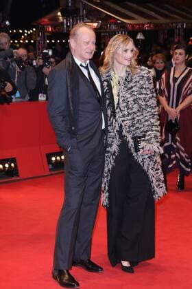 Stellan Skarsgard und Nina Hoss bei der Return to Montauk Film Premiere im Rahmen der 67. Internationale Filmfestspiele Berlin Berlinale am 15.02.2017 in Berlin Berlinale 2017- Return to Montauk Filmpremiere 