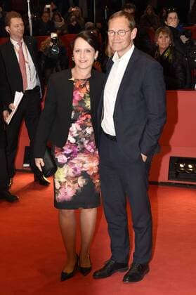Michael Müller and his wife Claudia attending Return To Montauk premiere at the 67th Berlin International Film Festival Berlinale 2017 at Berlinale Palast on February 15, 2017 in Berlin, Germany. Foto:xC.xNiehausx xFuturexImage