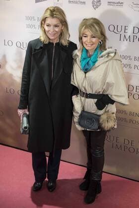Patricia Rato and Cristina Llanesattends to the premiere of the film Lo que de verdad importa in Madrid, Spain. February 15, 2017.  (20170215046)