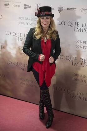Miriam Diaz Aroca attends to the premiere of the film Lo que de verdad importa in Madrid, Spain. February 15, 2017.  (20170215010)