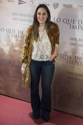 Tamara Falco attends to the premiere of the film Lo que de verdad importa in Madrid, Spain. February 15, 2017.  (20170215035)