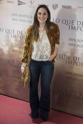 Tamara Falco attends to the premiere of the film Lo que de verdad importa in Madrid, Spain. February 15, 2017.  (20170215036)