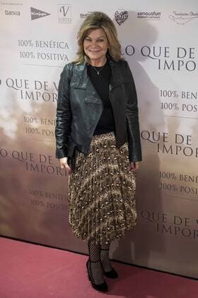 Cari Lapique attends to the premiere of the film Lo que de verdad importa in Madrid, Spain. February 15, 2017.  (20170215030)