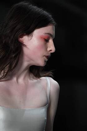 A model walks on the runway at the Bibhu Mohapatra fashion show at New York Fashion Week: The Shows at Gallery 3 Skylight Clarkson Sq on February 15, 2017 in New York City.  NYP201702151093 ANDREAxHANKS