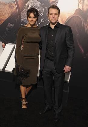 Matt Damon & wife Luciana Barroso THE GREAT WALL FILM PREMIERE Hollywood Patrick Rideaux PicturePerfect