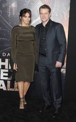 February 15, 2017 - Hollywood, California, U.S. - Matt Damon, Luciana Barroso... attends The Los Angeles Premiere of The Great Wall held at the TCL Chinese Theatre in Hollywood, California on February 15, 2017. 2017 Hollywood U.S. - ZUMAl86_ 20170215_zaf_l86_027 Copyright: xDavexLongendykex
