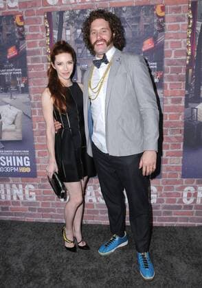 February 15, 2017 - Hollywood, CA, United States - 15 February 2017 - Hollywood, California - T.J. Miller, Kate Gorney. Los Angeles premiere of HBO s Crashing held at Avalon Hollywood. Photo Credit: AdMedia Hollywood United States - ZUMAa123 20170215_zaa_a123_085 Copyright: xBirdiexThompsonx