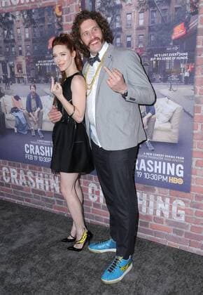 February 15, 2017 - Hollywood, CA, United States - 15 February 2017 - Hollywood, California - T.J. Miller, Kate Gorney. Los Angeles premiere of HBO s Crashing held at Avalon Hollywood. Photo Credit: AdMedia Hollywood United States - ZUMAa123 20170215_zaa_a123_090 Copyright: xBirdiexThompsonx