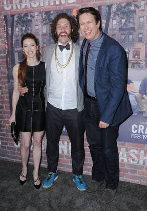 February 15, 2017 - Hollywood, CA, United States - 15 February 2017 - Hollywood, California - Kate Gorney, T.J. Miller, Pete Holmes. Los Angeles premiere of HBO s Crashing held at Avalon Hollywood. Photo Credit: AdMedia Hollywood United States - ZUMAa123 20170215_zaa_a123_110 Copyright: xBirdiexThompsonx