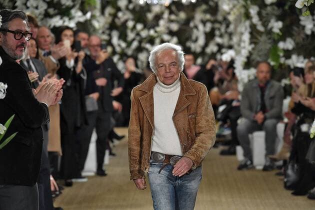 Bilder des Tages . 15 02 2017. New York, United States. Designer Ralph Lauren at the end of his show at New York Fashion Week for Autumn Winter 2107.  xi-Imagesx IIM-14396-0179