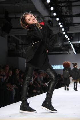 February 15, 2017 - New York, New York, U.S. - Rookie USA Fashion Show.Skylight Clarkson Studios, NYC.February 15, 2017.Photos by , Photos Inc.2017 New York U.S. - ZUMAms4_ 20170215_zaf_ms4_046 Copyright: xSoniaxMoskowitzx