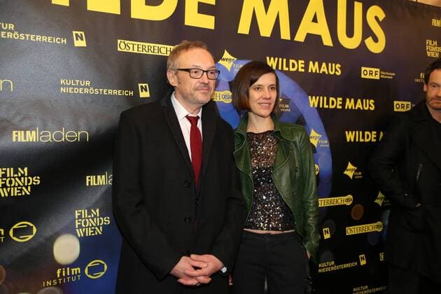 WILDE MAUS - Premiere in Wien Wien, Gartenbau Kino, 16. 02. 2017 Josef HADER, Pia HIERZEGGER
