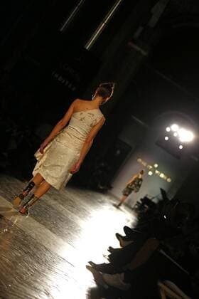 A model presents the creations of Spanish designer Roberto Verino, inspired by Otto Preminger s film Bonjour Tristesse at the Real Casa de Correos, during the first day of the Mercedes-Benz Fashion Week Madrid in Madrid, Spain, 16 February 2017. ROBERTO VERINO S FASHION SHOW AT MADRID FASHION WEEK !ACHTUNG: NUR REDAKTIONELLE NUTZUNG!  Copyright: xJ.P.GANDULx MAD001 20170217-636228890513697812