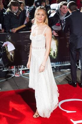 February 16, 2017 - London, London, UK - Sienna Miller attends The Lost City Of Z European film premiere London UK  - ZUMAt138 20170216_zap_t138_023 Copyright: xRayxTangx