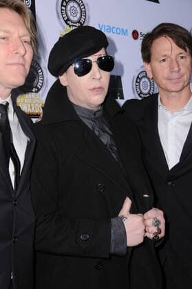 February 16, 2017 - Los Angeles, CA, United States - 16 February 2017 - Los Angeles, California - Marilyn Manson. 7th Annual Guild of Music Supervisors Awards held at The Theater at Ace Hotel. Photo Credit: AdMedia Los Angeles United States - ZUMAa123 20170216_zaa_a123_001 Copyright: xBirdiexThompsonx