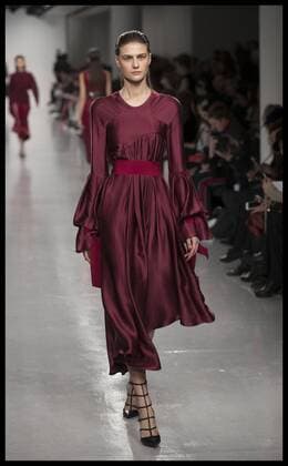 . 17 02 2017. London, United Kingdom. Teatum Jones show on the opening day of London Fashion Week for Autumn Winter 2017.  xStephenxLockx xi-Imagesx IIM-14408-0014