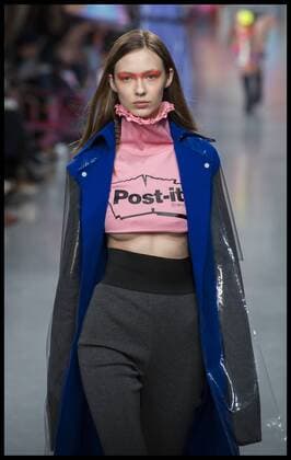 . 17 02 2017. London, United Kingdom. Models walk the catwalk for the Fyodor Golan show on the opening day of London Fashion Week 2017 at 180 The Strand, London, UK,  xBenxStevensx xi-Imagesx IIM-14411-0031