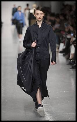 . 17 02 2017. London, United Kingdom. Eudon Choi show on opening day of London Fashion Week for Autumn Winter 2017  xStephenxLockx xi-Imagesx IIM-14410-0005
