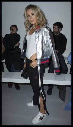 . 17 02 2017. London, United Kingdom. Tallia Storm in the front row at the Eudon Choi show on opening day of London Fashion Week for Autumn Winter 2017  xStephenxLockx xi-Imagesx IIM-14410-0018