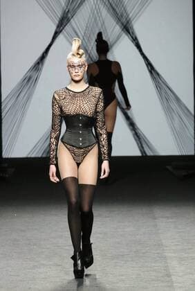 Madrid Fashion Week - Maya Hansen Modenschau A model takes to the catwalk a creation from the Fall Winter 2017 collection of designer Maya Hansen during the Mercedes-Benz Fashion Week Madrid (MBFWM) held at the IFEMA Congress and Events center in Madrid, 17 February 2017. THE MBFWM runs from 16 to 21 February. MADRID FASHION WEEK !ACHTUNG: NUR REDAKTIONELLE NUTZUNG!  Copyright: xZipix 20170217-636229461205823746