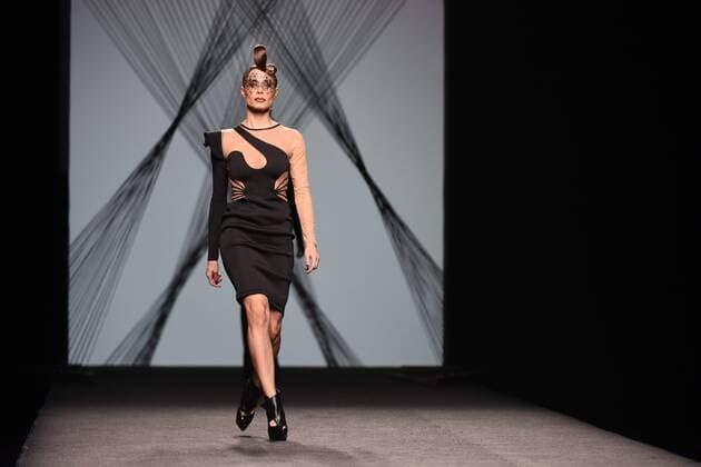Pilar Rubio at Maya Hansen fashion show at Mercedes Benz Fashion Week Madrid 2017.  DiegoxPuerta