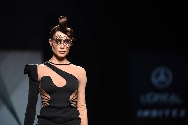 Pilar Rubio at Maya Hansen fashion show at Mercedes Benz Fashion Week Madrid 2017.  DiegoxPuerta