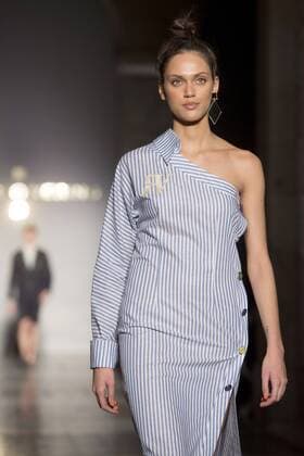 Dalianah Arekion bei der Roberto Verino Fashion Show auf der Mercedes-Benz Fashion Week Madrid Autumn Winter 2017. Madrid, 16.02.2017 Dalianah Arekion  Foto:xDyDxFotografosx xFuturexImage