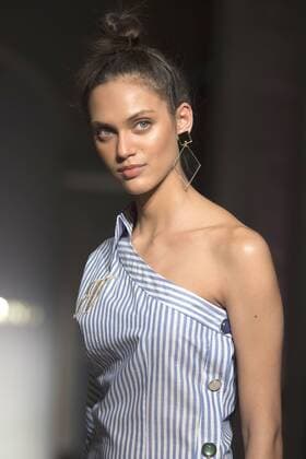 Dalianah Arekion bei der Roberto Verino Fashion Show auf der Mercedes-Benz Fashion Week Madrid Autumn Winter 2017. Madrid, 16.02.2017 Dalianah Arekion  Foto:xDyDxFotografosx xFuturexImage