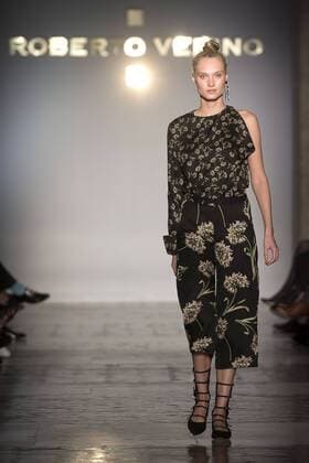 Tanya Reutt bei der Roberto Verino Fashion Show auf der Mercedes-Benz Fashion Week Madrid Autumn Winter 2017. Madrid, 16.02.2017 Tanya Reutt  Foto:xDyDxFotografosx xFuturexImage