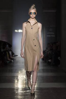 Model bei der Roberto Verino Fashion Show auf der Mercedes-Benz Fashion Week Madrid Autumn Winter 2017. Madrid, 16.02.2017 Roberto Verino Model  Foto:xDyDxFotografosx xFuturexImage