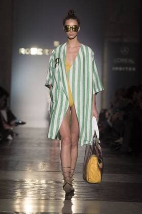 Larissa Marchiori bei der Roberto Verino Fashion Show auf der Mercedes-Benz Fashion Week Madrid Autumn Winter 2017. Madrid, 16.02.2017 Larissa Marchiori  Foto:xDyDxFotografosx xFuturexImage