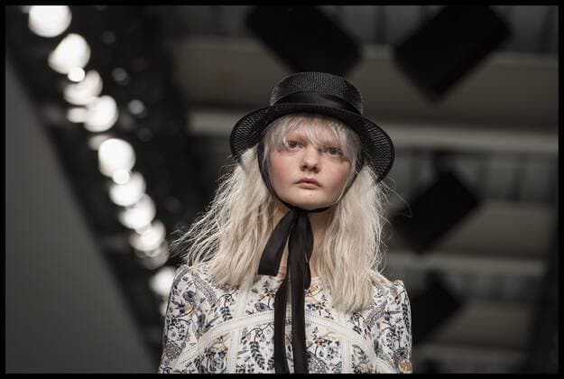 . 17 02 2017. London, United Kingdom. Models walk the catwalk at the Bora Aksu show on the opening day of London Fashion Week 2017 at 180 The Strand, London, UK,  xBenxStevensx xi-Imagesx IIM-14413-0012