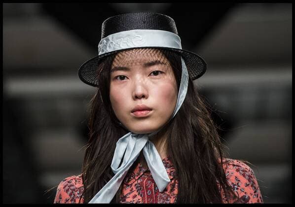 . 17 02 2017. London, United Kingdom. Models walk the catwalk at the Bora Aksu show on the opening day of London Fashion Week 2017 at 180 The Strand, London, UK,  xBenxStevensx xi-Imagesx IIM-14413-0013