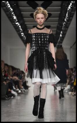 . 17 02 2017. London, United Kingdom. Models walk the catwalk at the Bora Aksu show on the opening day of London Fashion Week 2017 at 180 The Strand, London, UK,  xBenxStevensx xi-Imagesx IIM-14413-0015