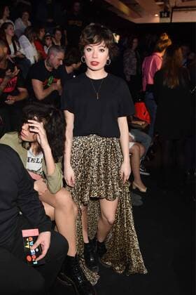 Anna Castillo at the frontrow of Maya Hansen fashion show at Mercedes Benz Fashion Week Madrid 2017.  DiegoxPuerta