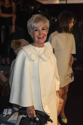Concha Velasco at the frontrow of the Devota y Lomba frontrow of Mercedes Benz Fashion Week Madrid 2017.  DiegoxPuerta