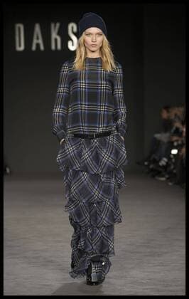. 17 02 2017. London, United Kingdom. DAKS show on opening day of London Fashion Week for Autumn Winter 2017.  xStephenxLockx xi-Imagesx IIM-14414-0004