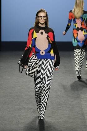 February 17, 2017 - Madrid, Spain - A model walks the runway at the MARIA ESCOTE show during the Mercedes-Benz Madrid Fashion Week Autumn Winter 2017 2018 at IFEMA on February 17, 2017 in Madrid, Spain Madrid Spain  - ZUMAn230 20170217_zaa_n230_131 Copyright: xOscarxGonzalezx