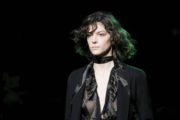 February 17, 2017 - Madrid, Spain - A model walks the runway at the JUAN VIDAL show during the Mercedes-Benz Madrid Fashion Week Autumn Winter 2017 2018 at IFEMA on February 17, 2017 in Madrid, Spain Madrid Spain  - ZUMAn230 20170217_zaa_n230_357 Copyright: xOscarxGonzalezx