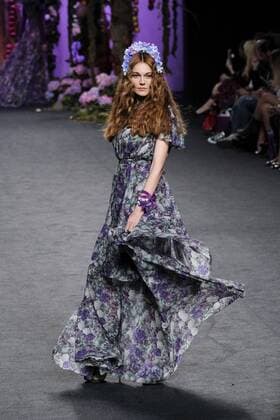 February 17, 2017 - Madrid, Spain - A model walks the runway at the FRANCIS MONTESINOS show during the Mercedes-Benz Madrid Fashion Week Autumn Winter 2017 2018 at IFEMA on February 17, 2017 in Madrid, Spain Madrid Spain  - ZUMAn230 20170217_zaa_n230_494 Copyright: xOscarxGonzalezx